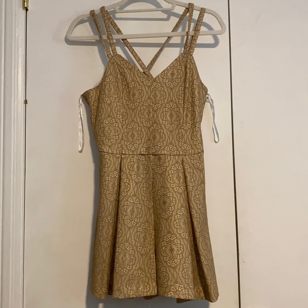 She + Sky gold romper!